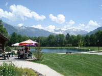 View of the Lake in Morillon